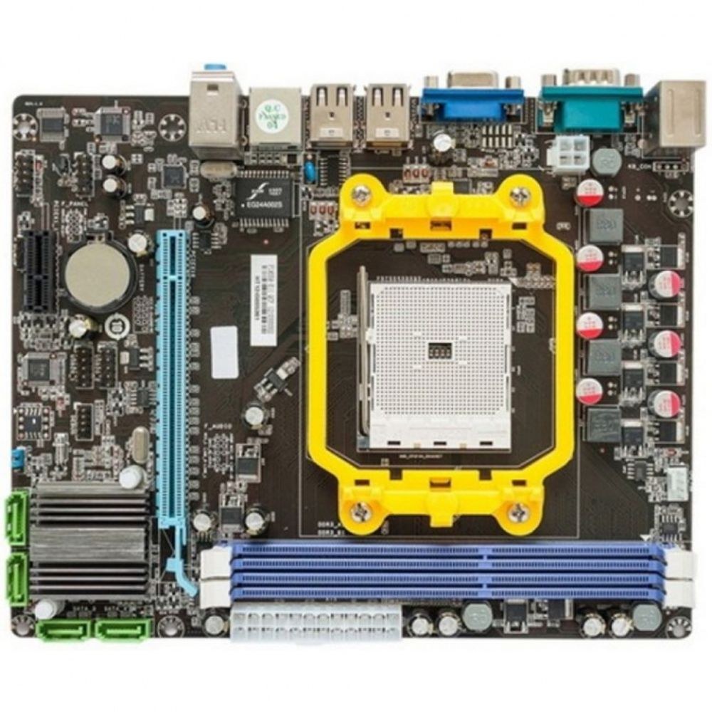 Фото Материнская плата ITZR A55F1AL2, FM1 , AMD A55, mATX, 2xDDR3, 1xPCI-Ex16, 1xPCI-Ex1, 4xSATA2, 10/100, 6CH, VGA, 4xUSB2.0, 1x COM RTL 20