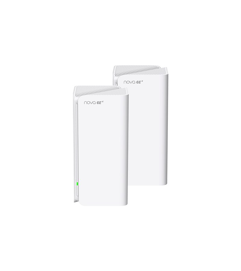 Фото Трехдиапазонная гигабитная Wi-Fi Mesh система Tenda MX21 Pro (2-pack) AXE5700, 2,4/5/6 ГГц, до 5665 Мбит/с, 3x1 Гбит/с
