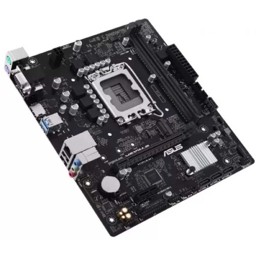 Фото Материнская плата ASUS PRIME H610M-R-SI, LGA 1700, Intel H610, 2xDDR5, 4xSATA, 1xM.2, 1xPCIe 4.0 x16, 1x1Gb LAN, 2xUSB-A 2.0, 2xUSB-A 3.2 Gen 1, 1xVGA, 1xHDMI, 1xDP, 3x3.5 мм, 1xRS-232, 1xLPT, 7.1, mATX
