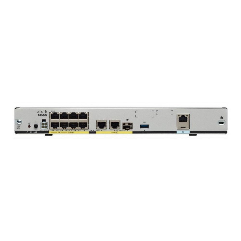 Фото Маршрутизатор Cisco C1111-8P, 8×LAN + 2×WAN