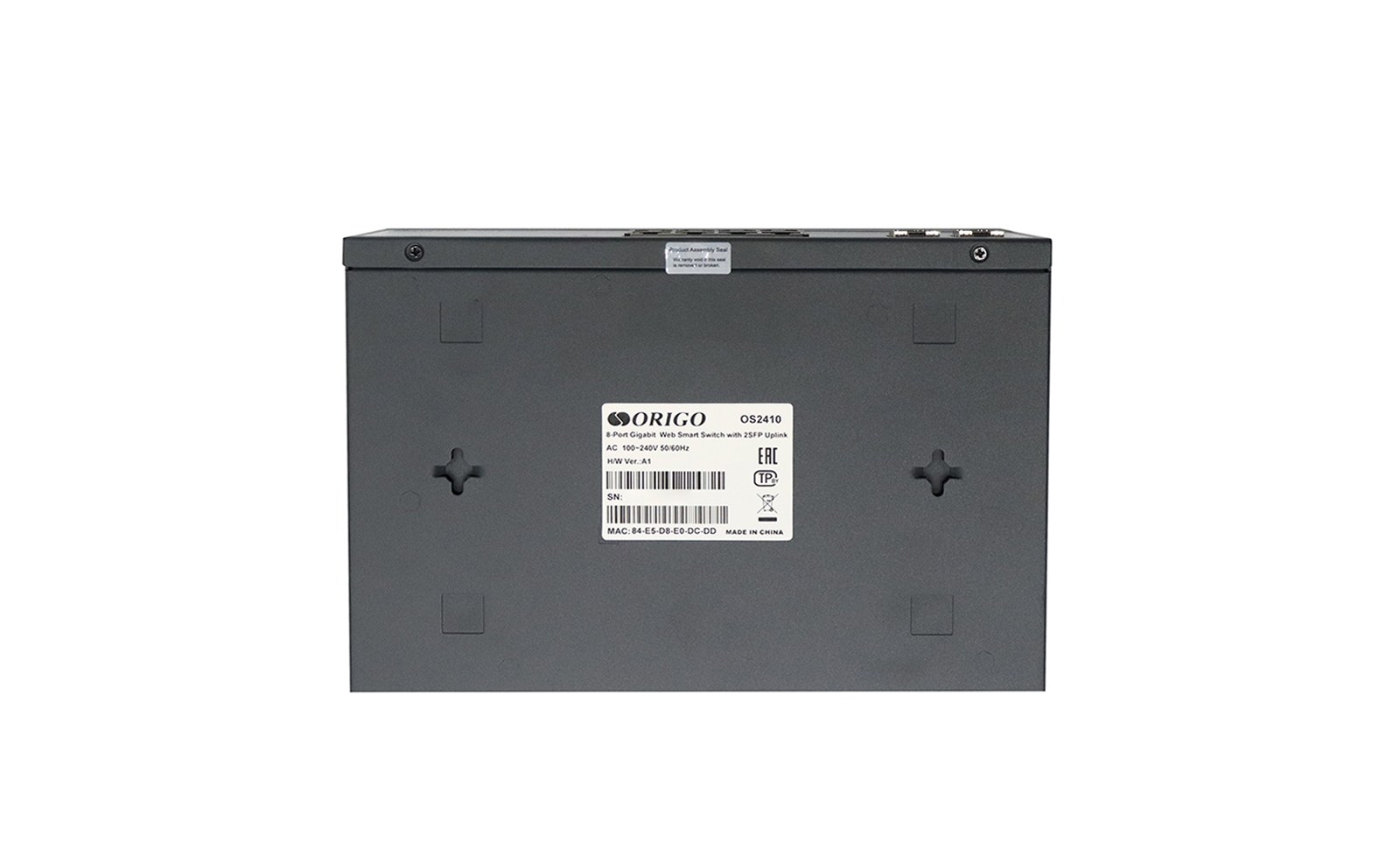 Фото Коммутатор ORIGO OS2410/A1A, 8×1 Гбит/с + 2×1 Гбит/с SFP, настраиваемый