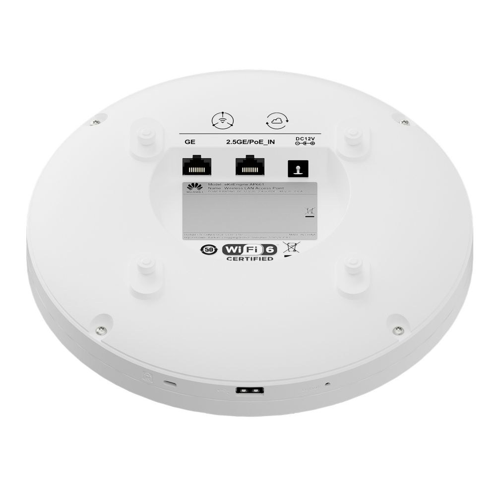 Фото Точка доступа Wi-Fi Huawei Assembling Components, AP661 (11ax indoor,2+2+4 tri bands, smart antenna, USB, BLE)
