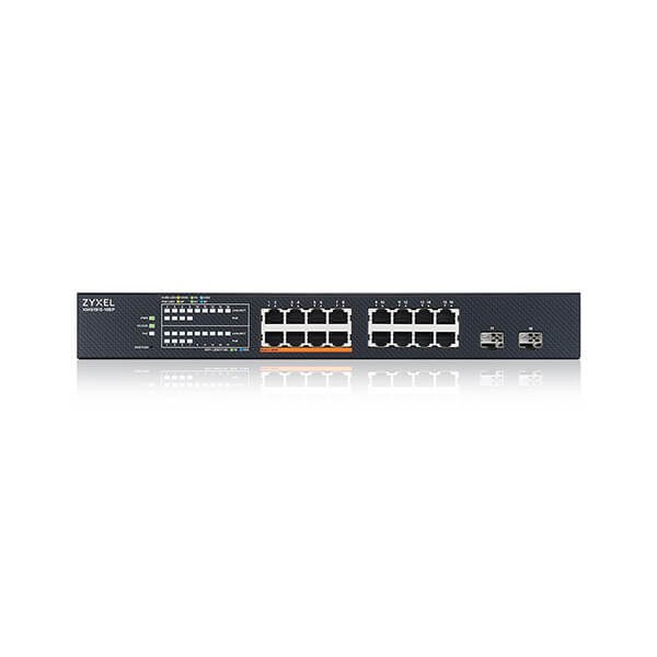 Фото Коммутатор Zyxel NebulaFlex XMG1915-18EP-EU0101F 16x2.5Gbит/с 2SFP+ 8PoE++ 180W управляемый