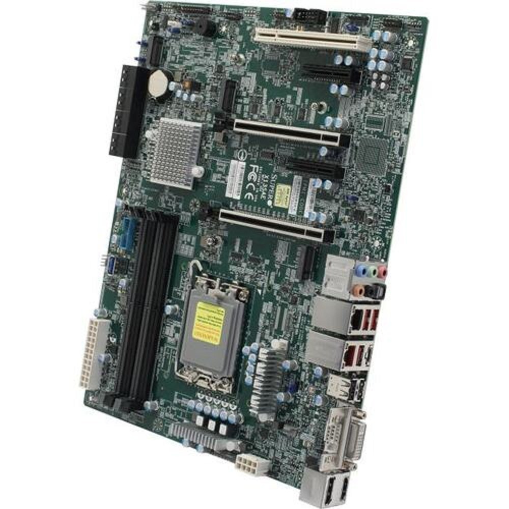 Фото Материнская плата Supermicro MBD-X13SAE-B, сокет LGA1700, Intel W680, DDR5 2xPCIe 5.0 x16, 3xM.2, 2xRJ-45, ATX
