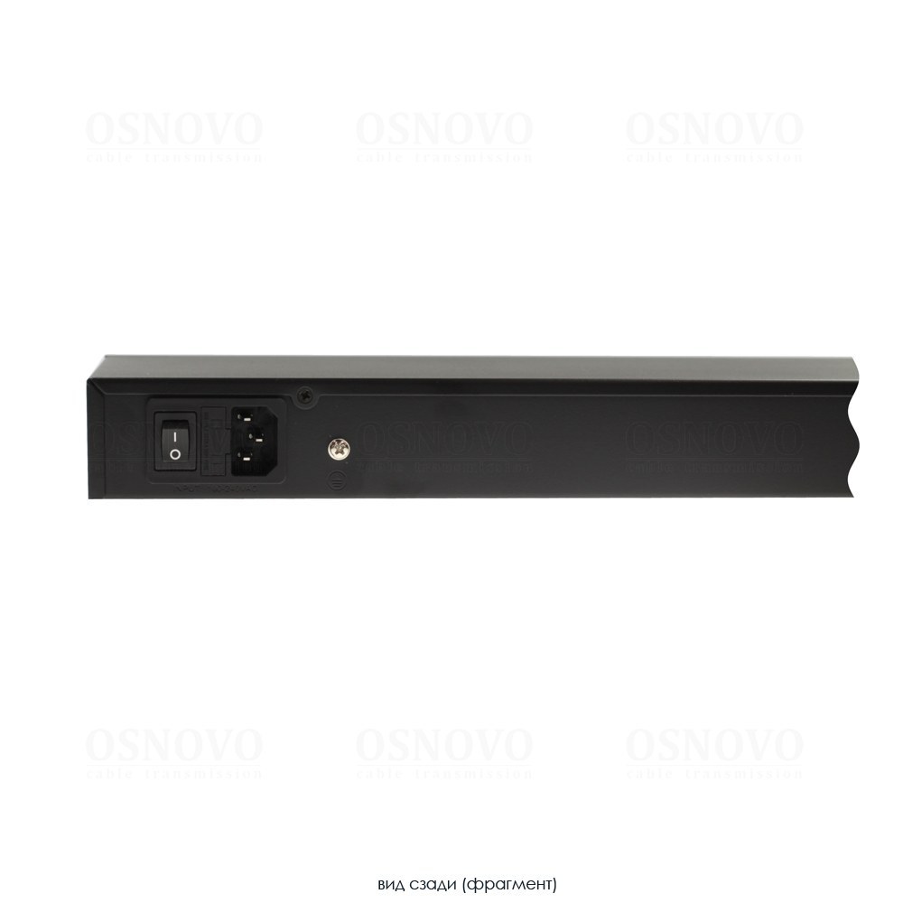 Фото Управляемый L2+ коммутатор OSNOVO SW-24G4X-L2 Gigabit Ethernet на 28 портов. Порты: 24 x GE (10/100/1000Base-T) + 4 x 1G/10G SFP+ Uplink. Консольный порт, Уровень управления L2+. Поддержка Jumbo Frame