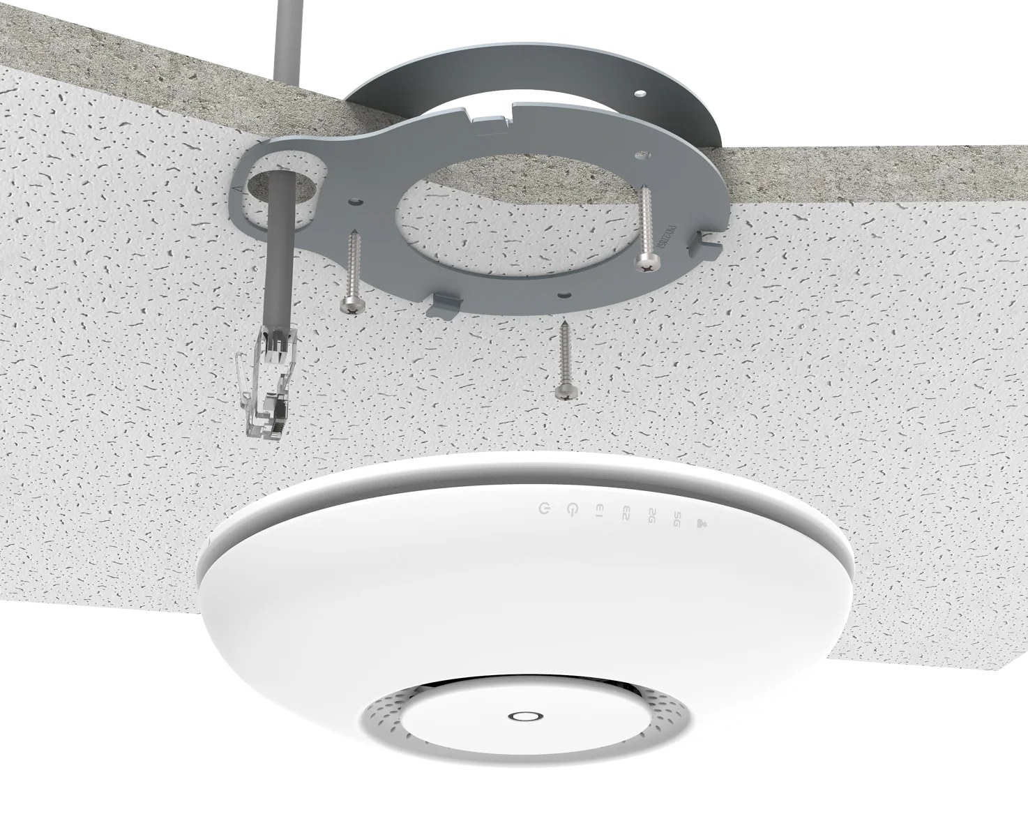 Фото Точка доступа Mikrotik cAP ac (RBcAPGi-5acD2nD), 2.4/5ГГц, 802.11ac, 2х10/100/1000