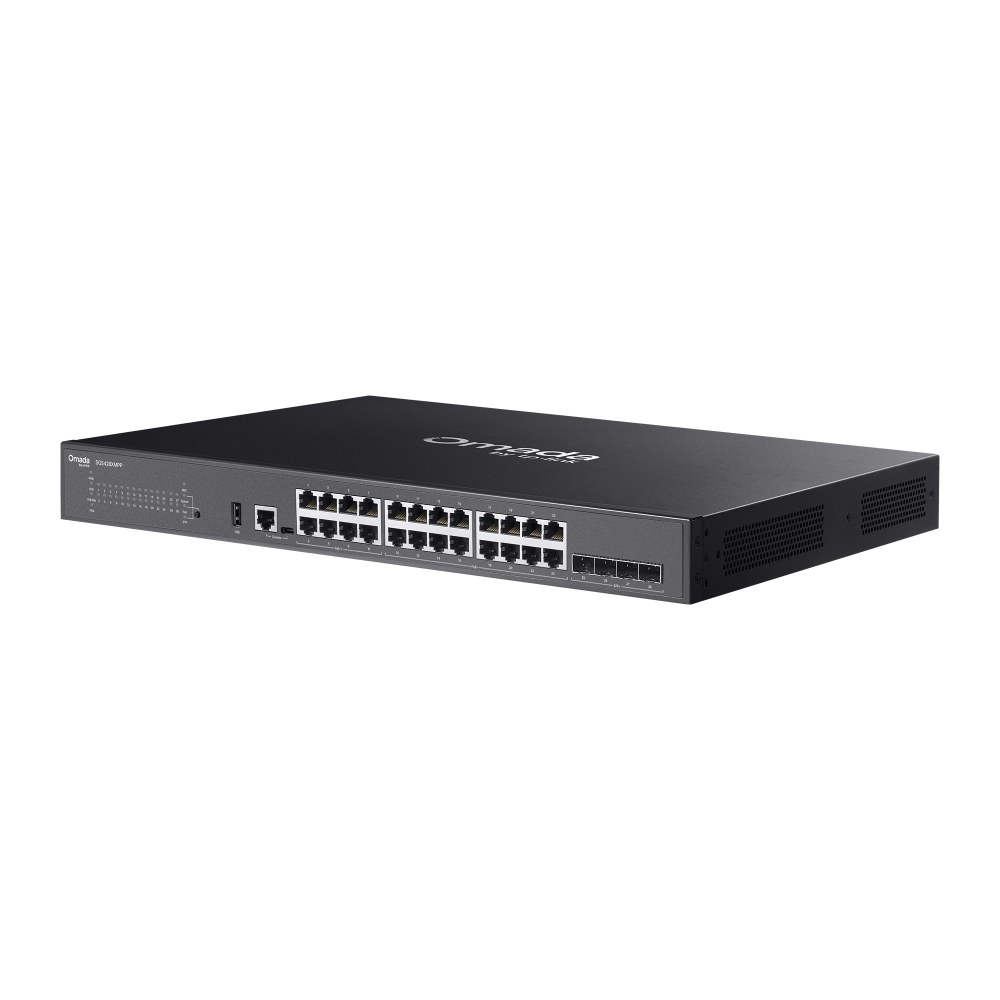 Фото Коммутатор TP-Link SG5428XMPP, 24×1 Гбит/с PoE++ + 4×10 Гбит/с SFP+, управляемый