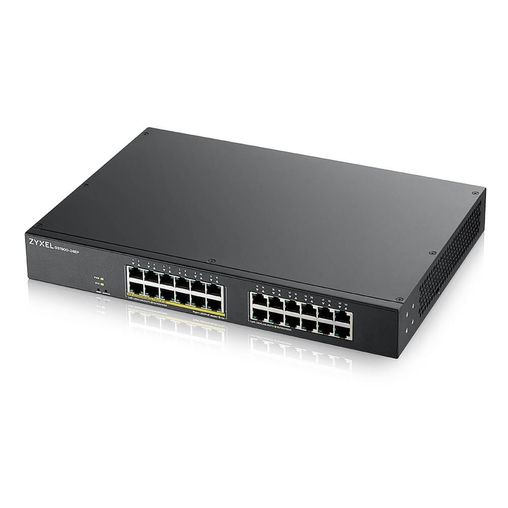 Фото Коммутатор Zyxel GS1900-24EP-EU0101F 24G 12PoE+ 130W управляемый