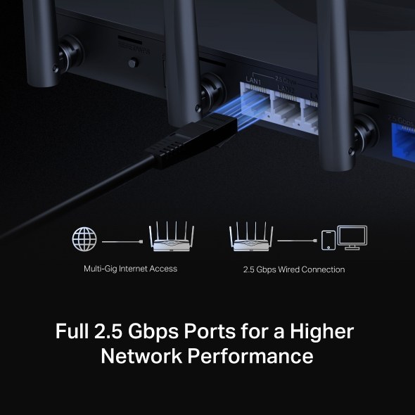 Фото Маршрутизатор трехдиапазонный Wi-Fi Mercusys MR47BE