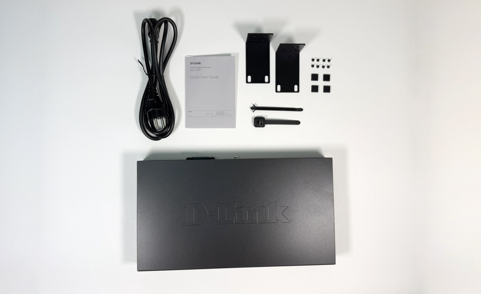 Фото Коммутатор D-Link DGS-1010P/B1A 8x1Гбит/с 2SFP 8PoE 8PoE+ 125W неуправляемый