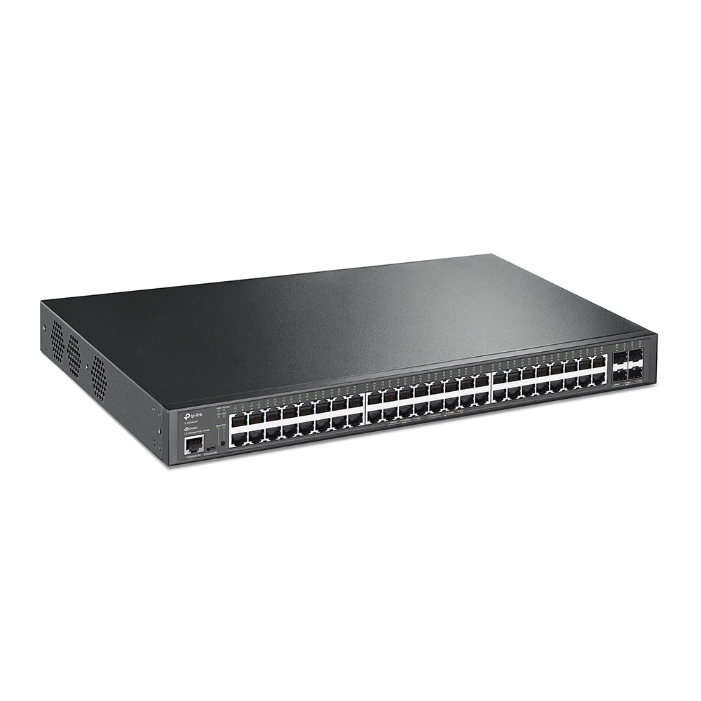 Фото Коммутатор TP-Link TL-SG3452XP 48G 4SFP+ 48PoE+ 500W управляемый