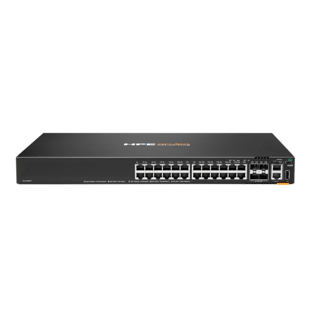 Фото Коммутатор JL724B HPE Aruba Networking CX 6200F 24G 4SFP+ Managed L3 Switch