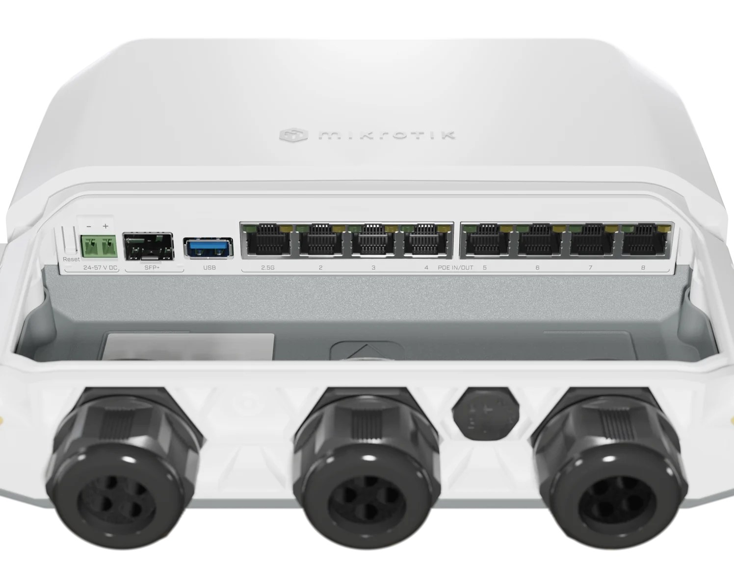 Фото Маршрутизатор/RB5009UPr+S+OUT Wired router 2.5 Gigabit Ethernet, Gigabit Ethernet White