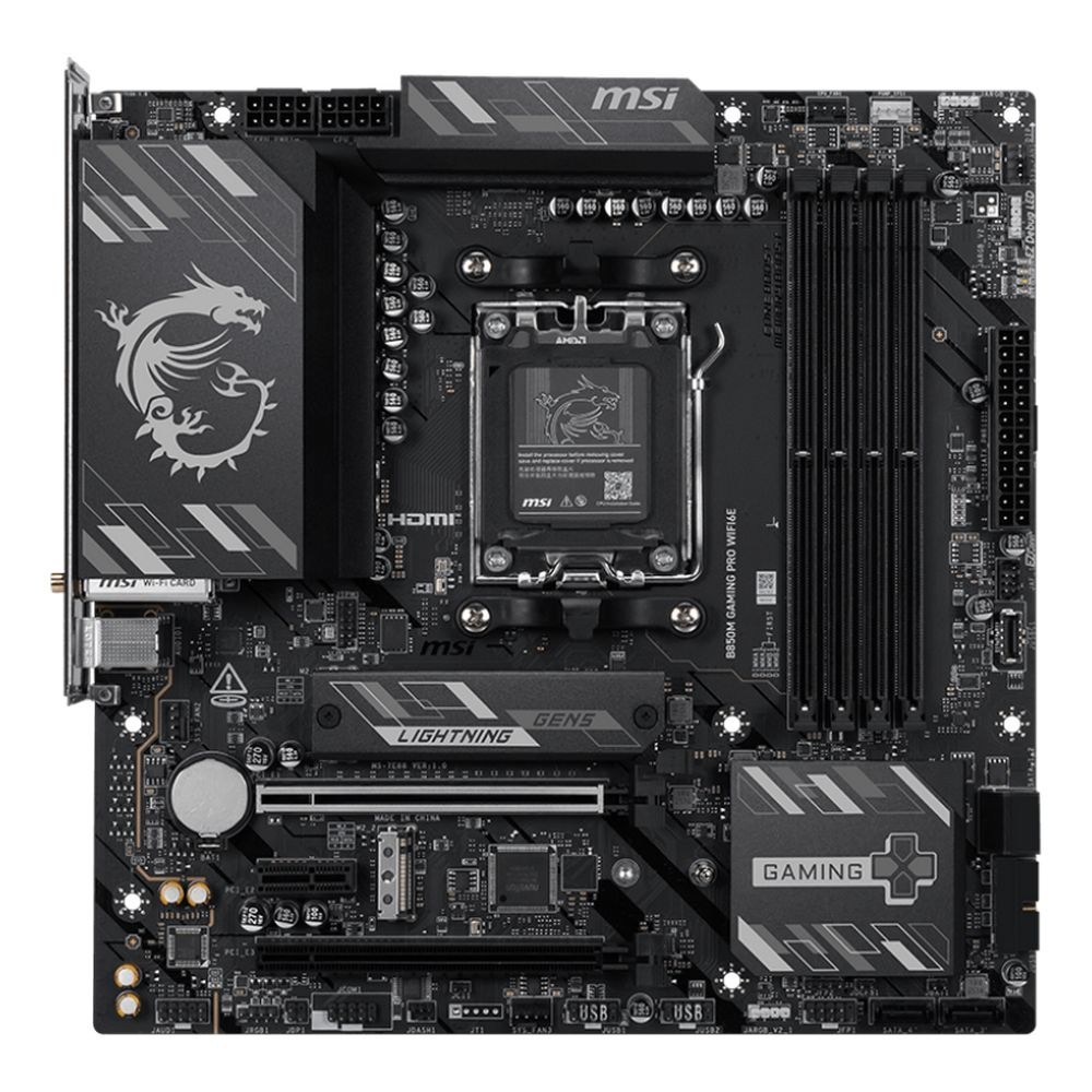 Фото Материнская плата MSI B850M GAMING PRO WIFI6E