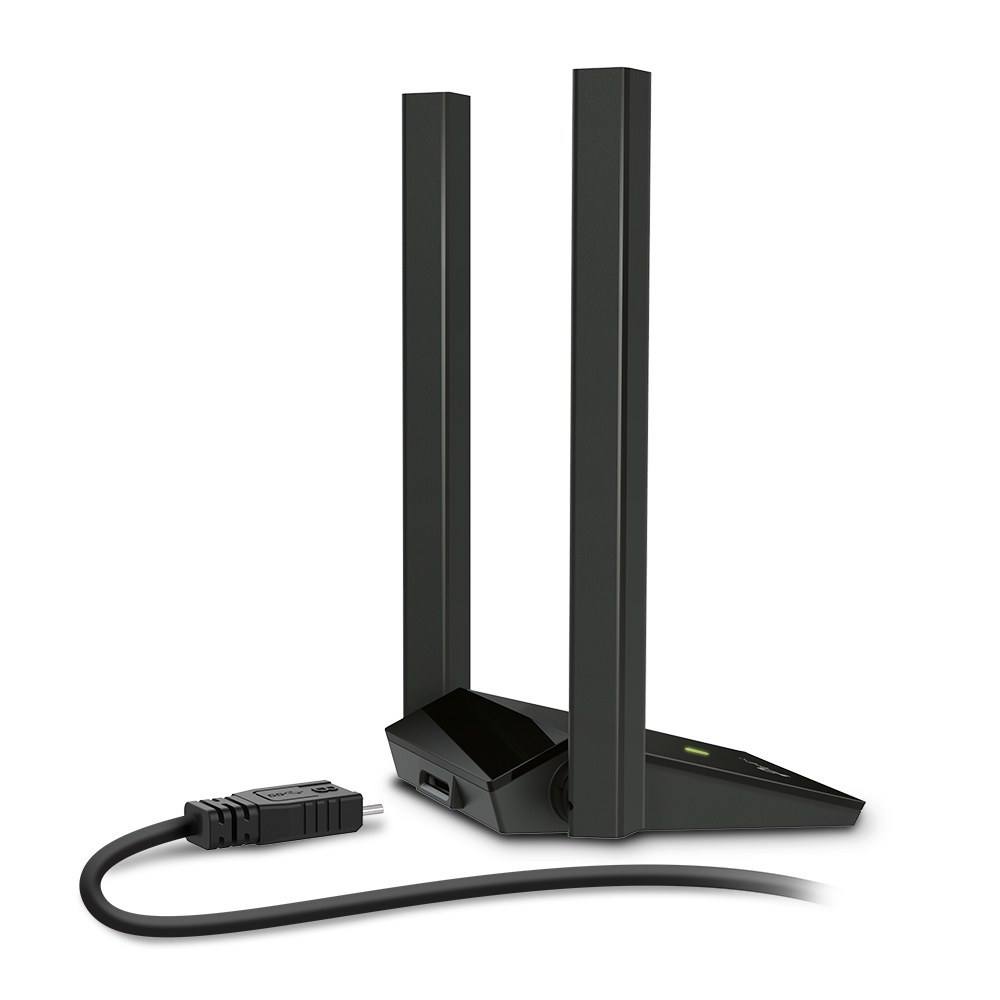 Фото Адаптер TP-Link AC1300Mbps Dual-band High-Gain wireless USB adapter, 867Mbps at 5G and 400Mbps at 2.4G, two high gain antennas, USB 3.0, USB extension cable, support wave 2 MU-MIMO, full compatible with Windows and macOS.