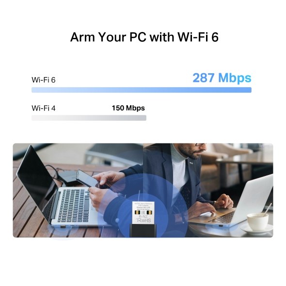 Фото USB Wi-Fi адаптер Mercusys MA14N N150