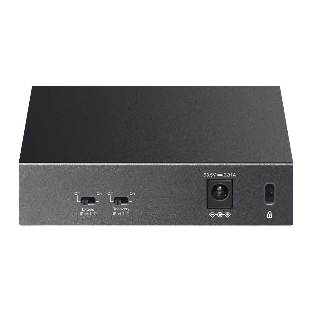 Фото Коммутатор настольный TP-Link LS105LP с 5 портами 10/100 Мбит/с (4 порта PoE)