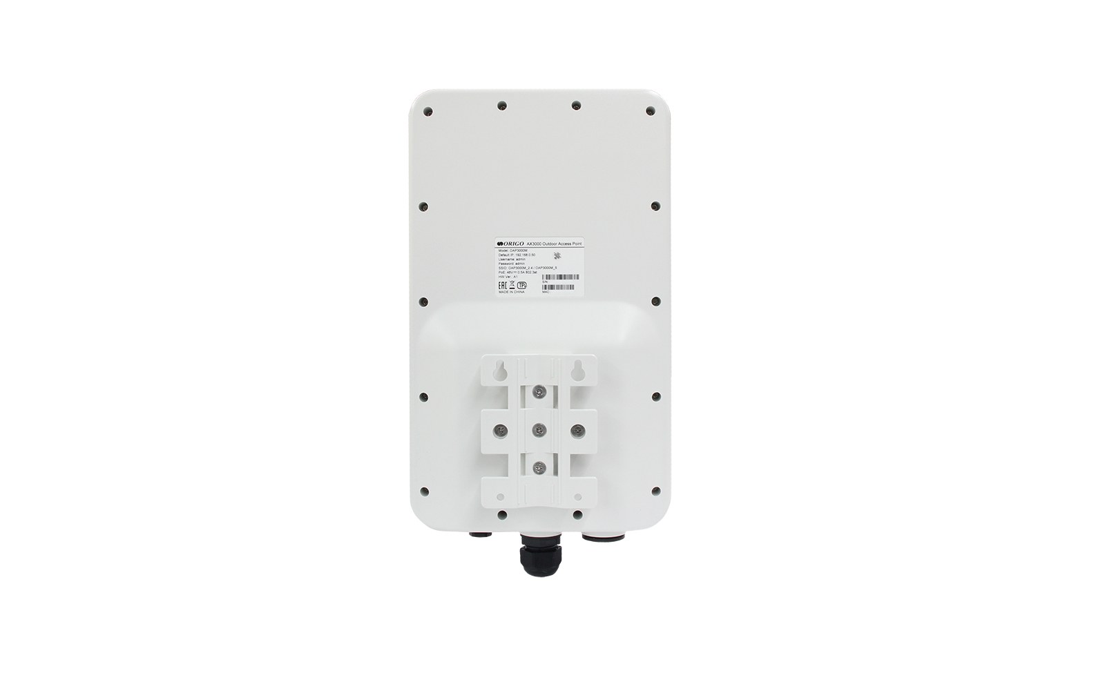 Фото Точка доступа Origo OAP3000M (OAP3000M/A1A) AX3000 100/1000/2500BASE-T белый