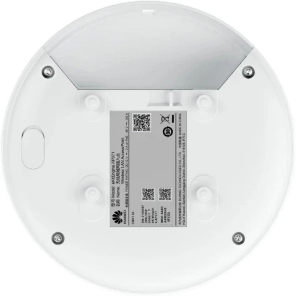 Фото Точка доступа Wi-Fi Huawei Wireless LAN Equipment, AP371 (WI-FI 7, indoor, 2+2 dual bands, smart antenna, USB, BLE), RJ45*1)