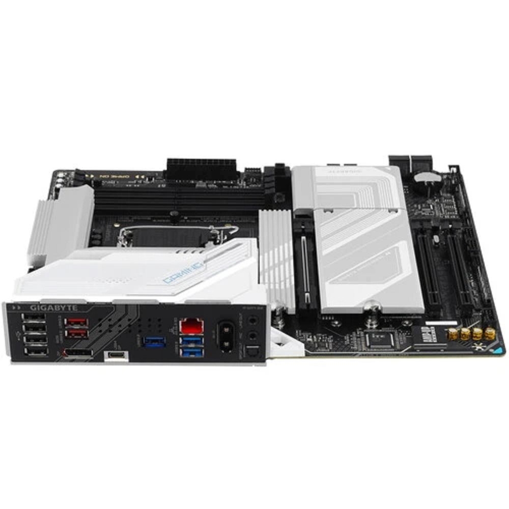 Фото Материнская плата Gigabyte Z890 GAMING X WIFI7, LGA 1851, Intel Z890, 4xDDR5, 4xSATA, 4xM.2, 1xPCIe 5.0 x16, 2xPCIe 4.0 x4, 1xDP, 1xUSB-C, 1x 2.5Gb LAN, 3xUSB-A 3.2 Gen 1, 2xUSB-A 3.2 Gen 2, 4xUSB-A 2.0, 1xUSB4, 2x3.5 мм, 7.1, ATX