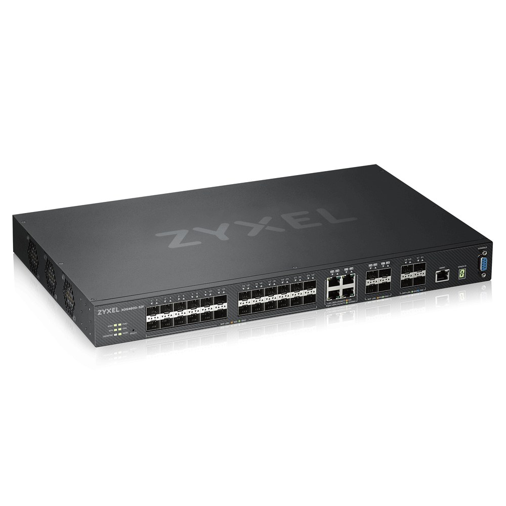 Фото Коммутатор ZYXEL ZYXEL XGS4600-32 L3 Managed Switch, 28 port Gig and 4x 10G SFP+, stackable, dual PSU